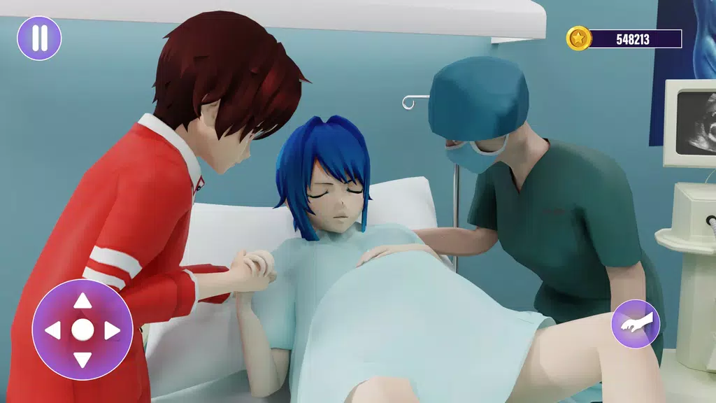 怀孕的母亲模拟器：动漫女孩家庭生活应用截图第1张