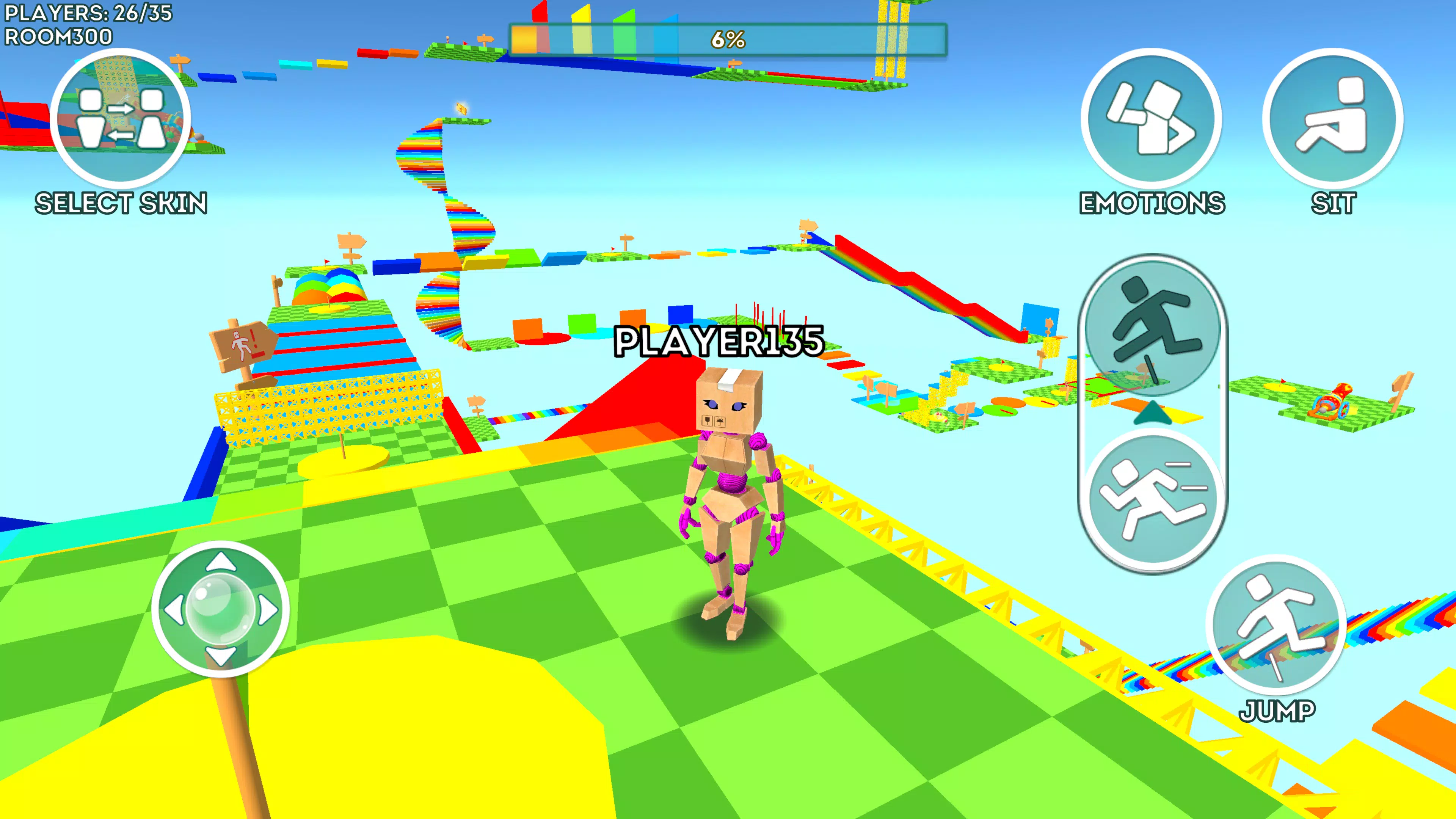 Mega Easy Parkour for Obby 스크린샷 1
