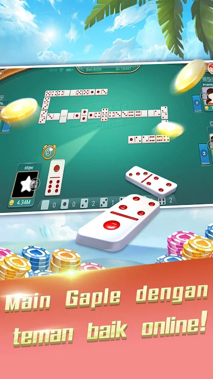 Domino Gaple: QQ 99 dan Texas Lokal Indo Screenshot 2