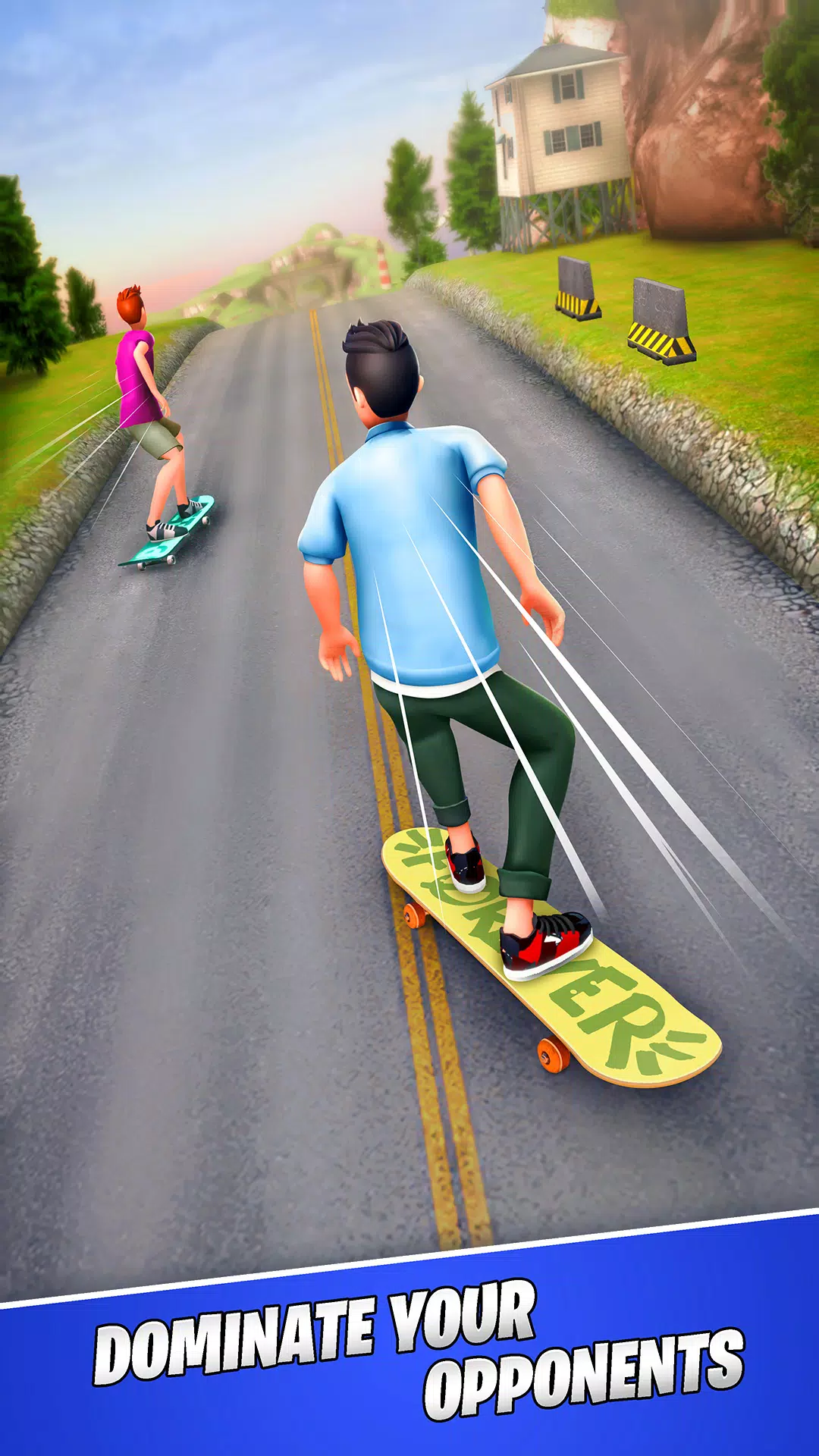 Skate Rush: Champions Race Tangkapan skrin 1
