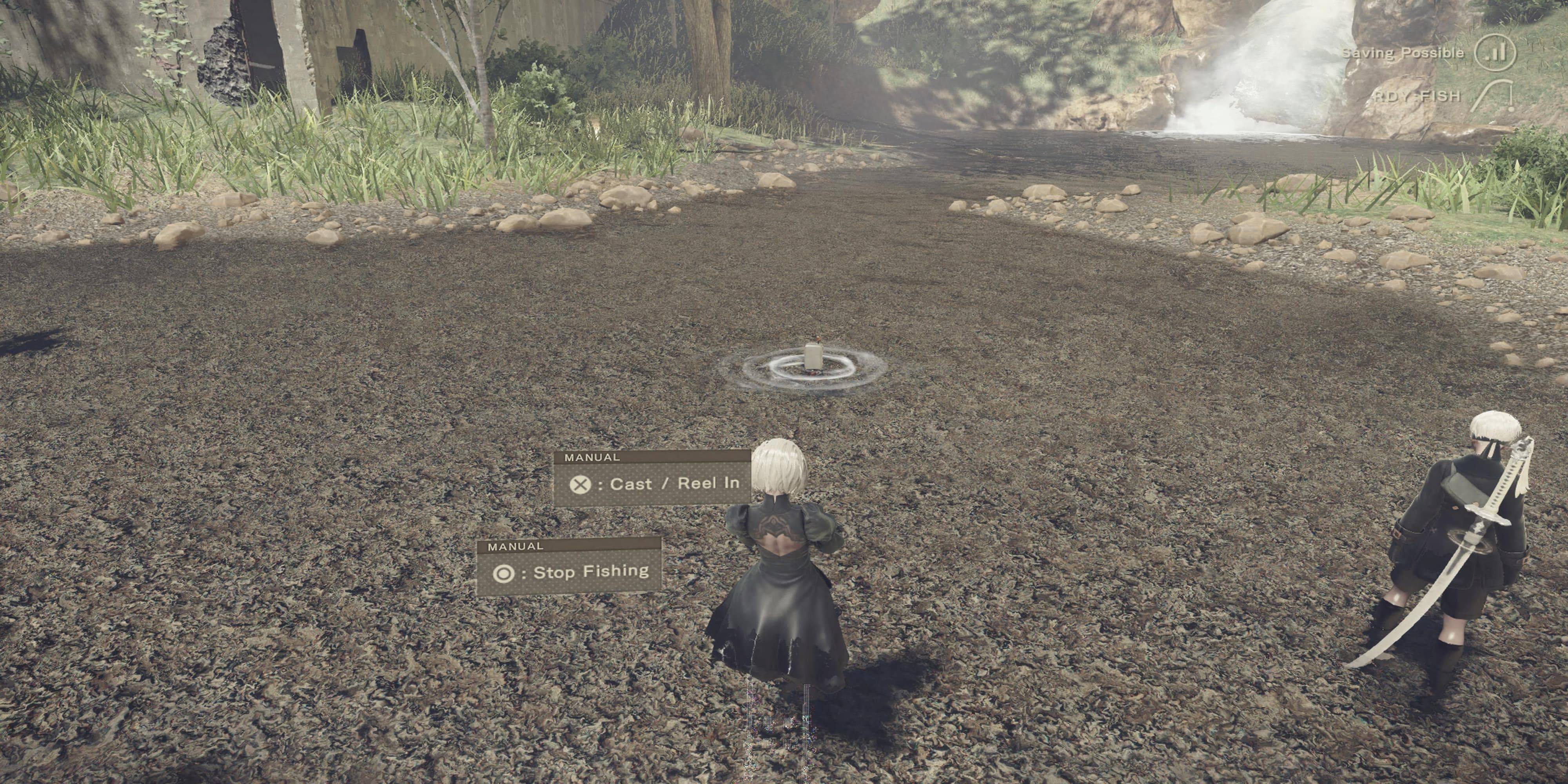 NieR: Automata's World Expands with Intricate Fishing Gameplay