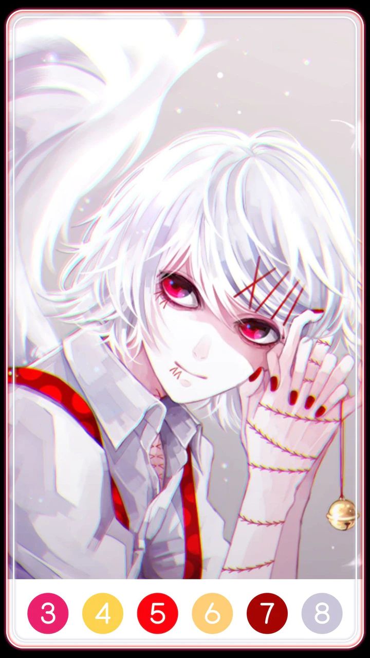 Tokyo Ghoul Paint by Number應用截圖第1張