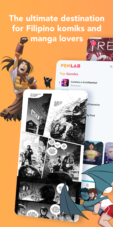 Penlab - Comics Manga Webtoons Capture d’écran 2