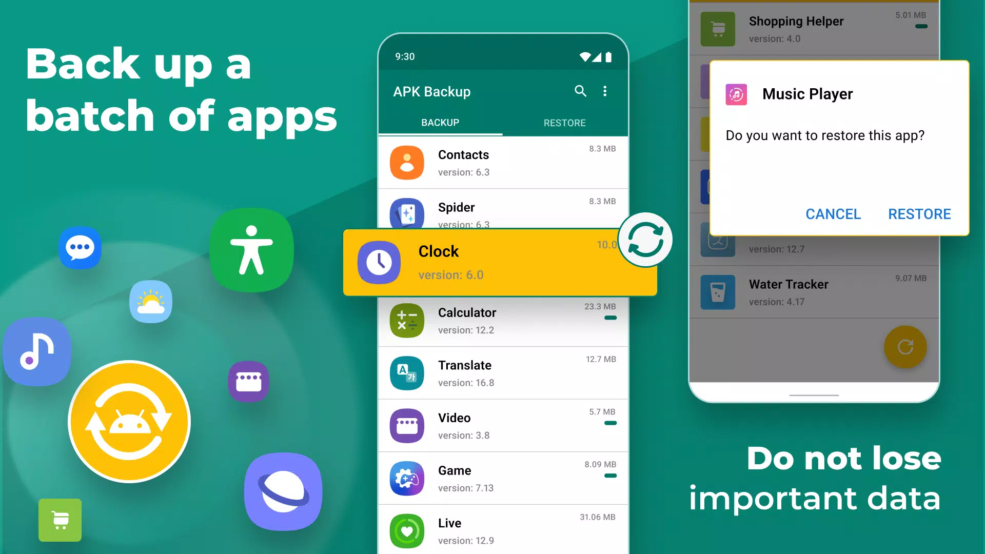 APK Backup スクリーンショット 1