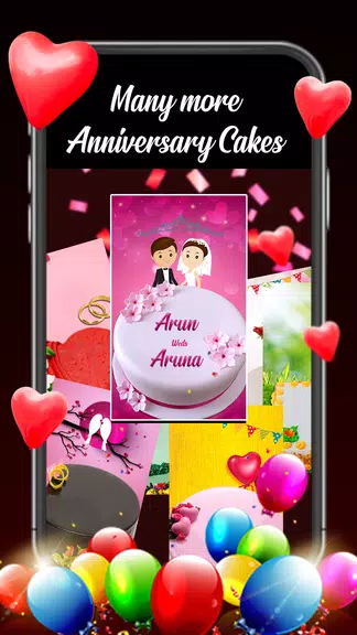 Name On Anniversary Cake應用截圖第2張