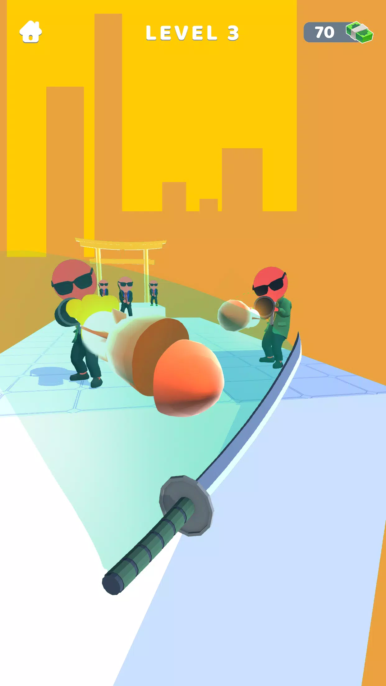 Sword Play! Ninja Slice Runner Tangkapan skrin 3