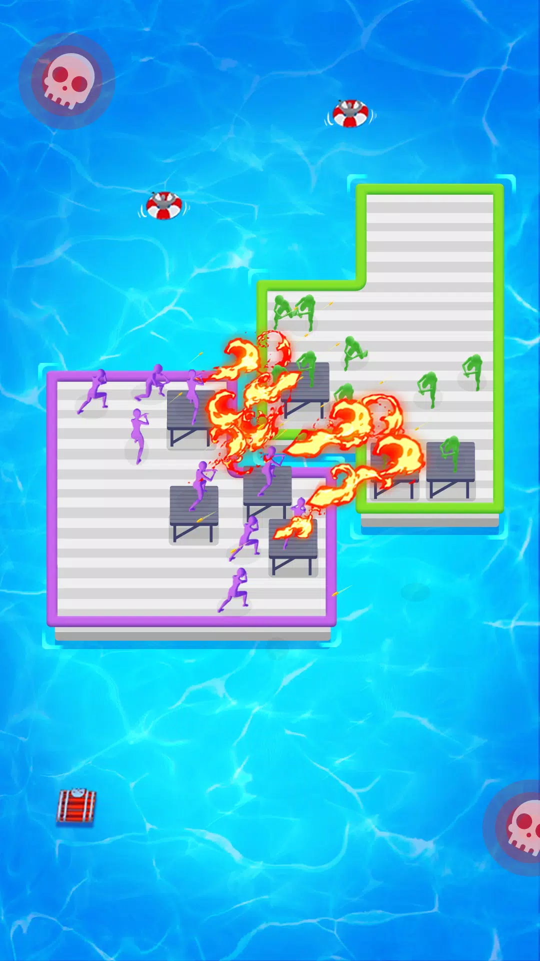 Raft Defense: Crazy Sea Battle স্ক্রিনশট 2