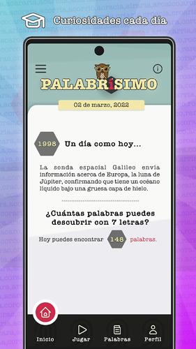 PALABRÍSIMO: busca palabras Tangkapan skrin 4