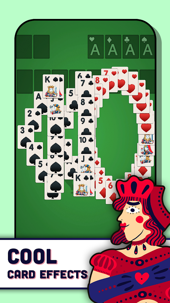 FreeCell Solitaire - Card Captura de pantalla 4