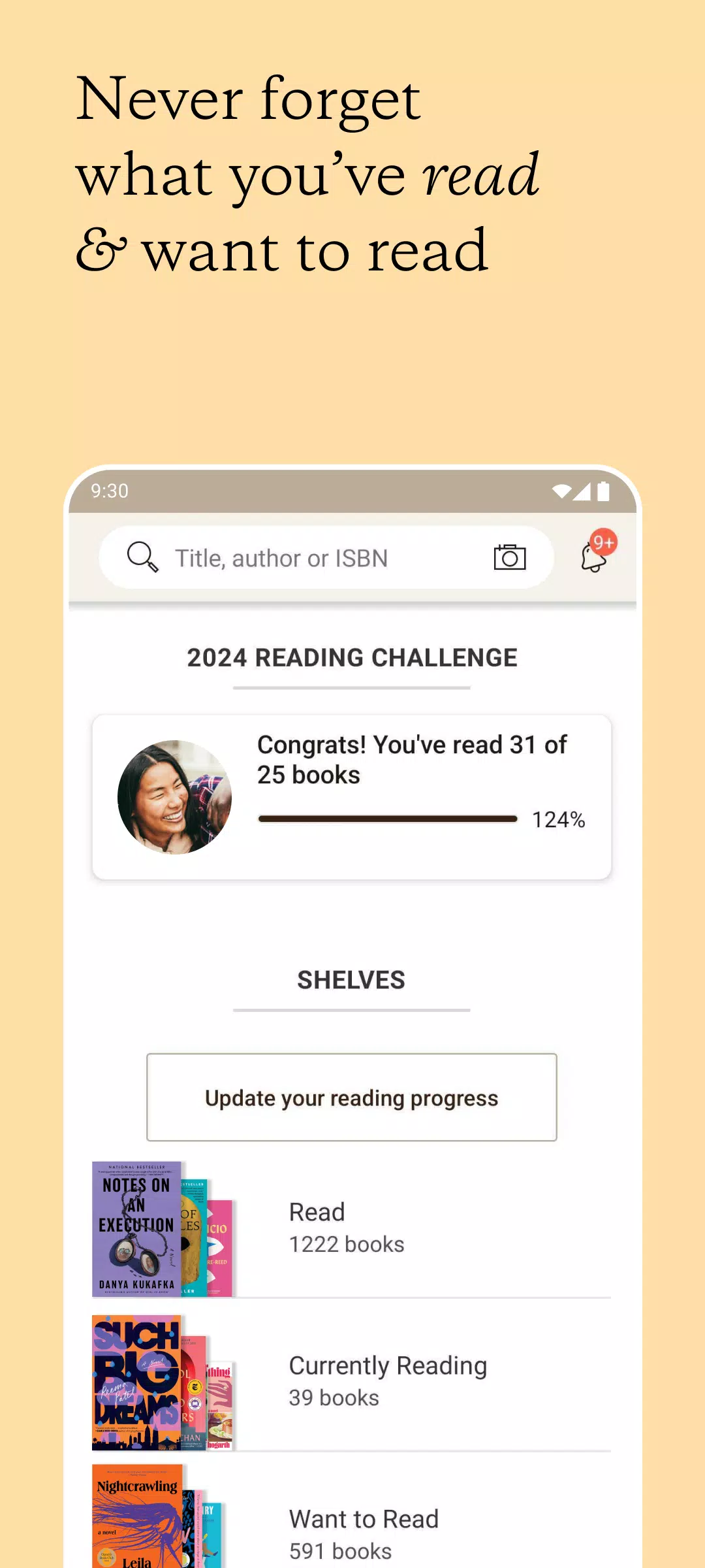Goodreads Schermafbeelding 3