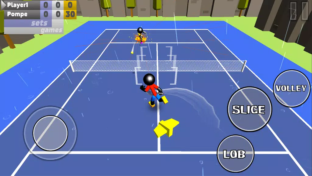 Stickman 3D Tennis Captura de pantalla 4