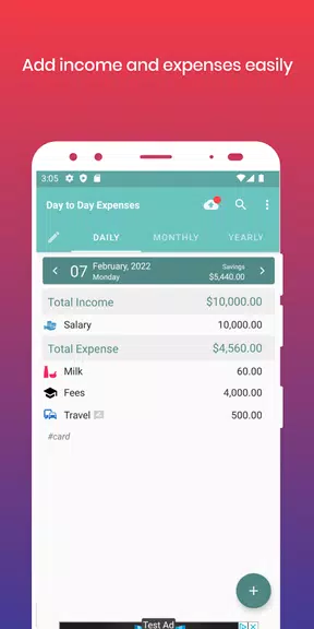 Day-to-day Expenses應用截圖第1張