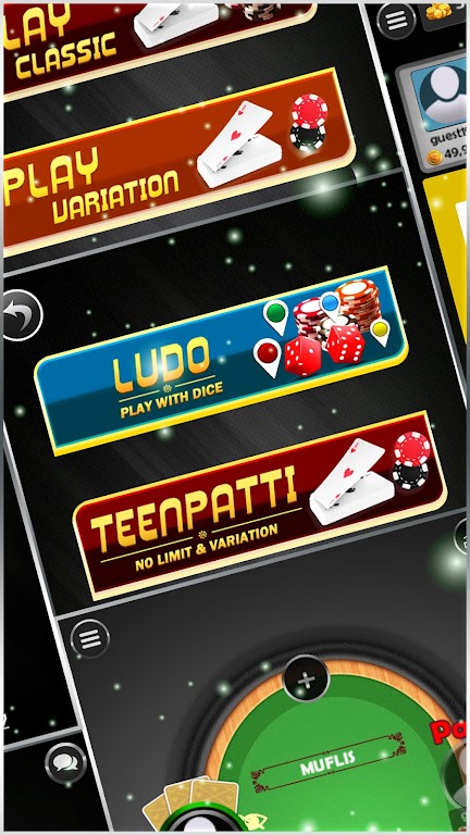 Game Of Clubs Teen Patti (3 Card Poker) and Ludo Captura de pantalla 2