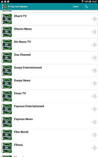 TV Sat Info Pakistan Captura de pantalla 4