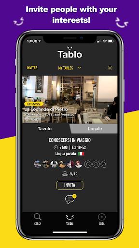 Tablo - social eating Скриншот 2