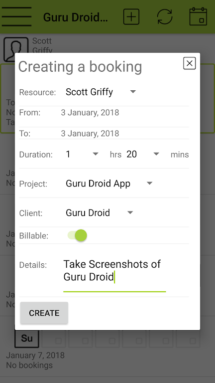 Guru Droid Capture d’écran 3