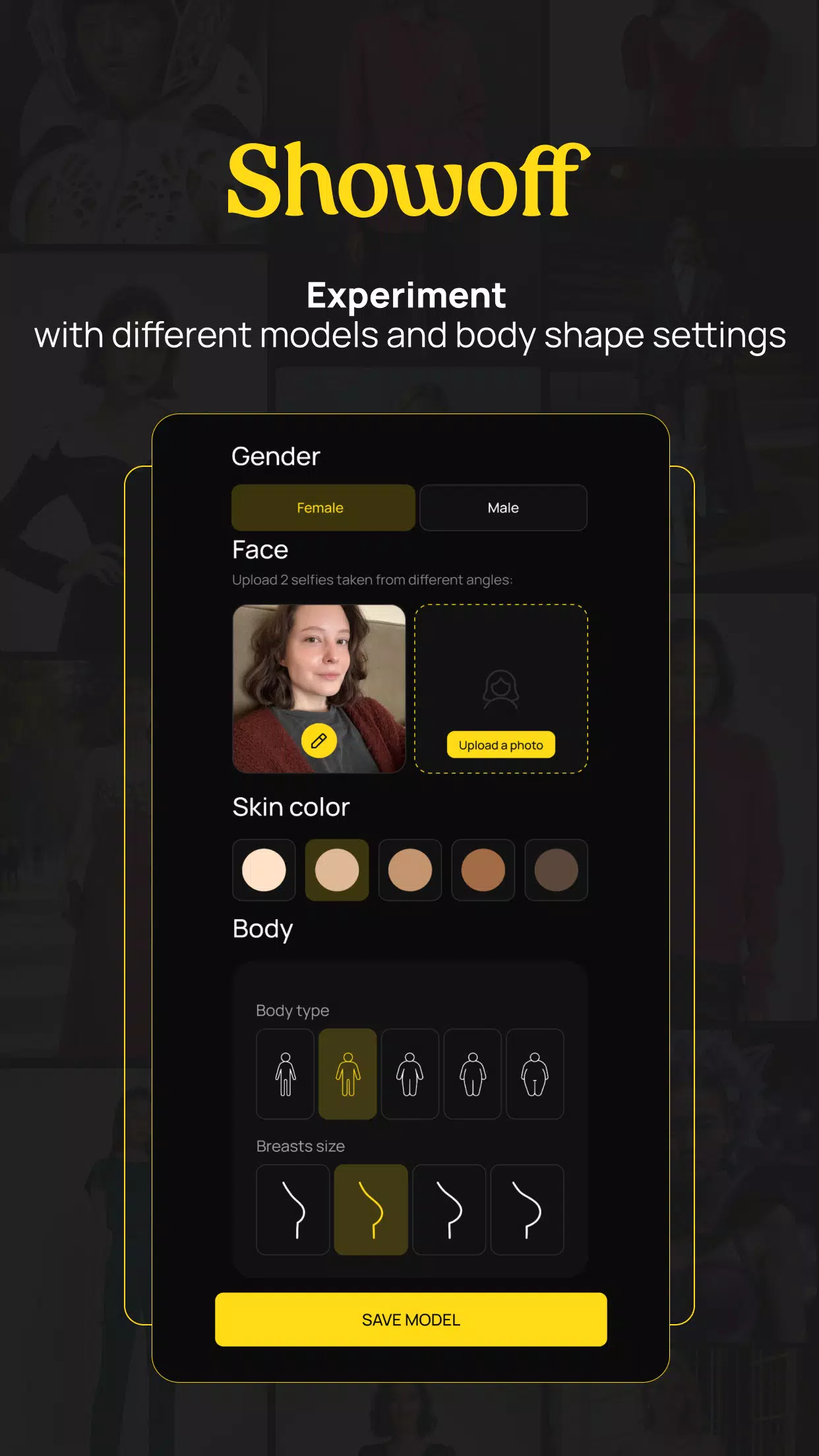 Showoff: create an ideal look Captura de tela 4