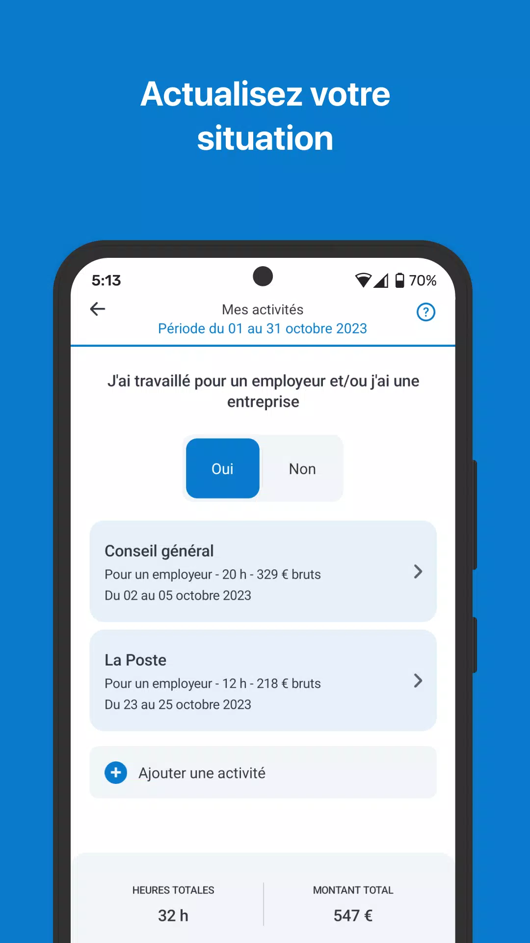 Mon Espace - France Travail स्क्रीनशॉट 2