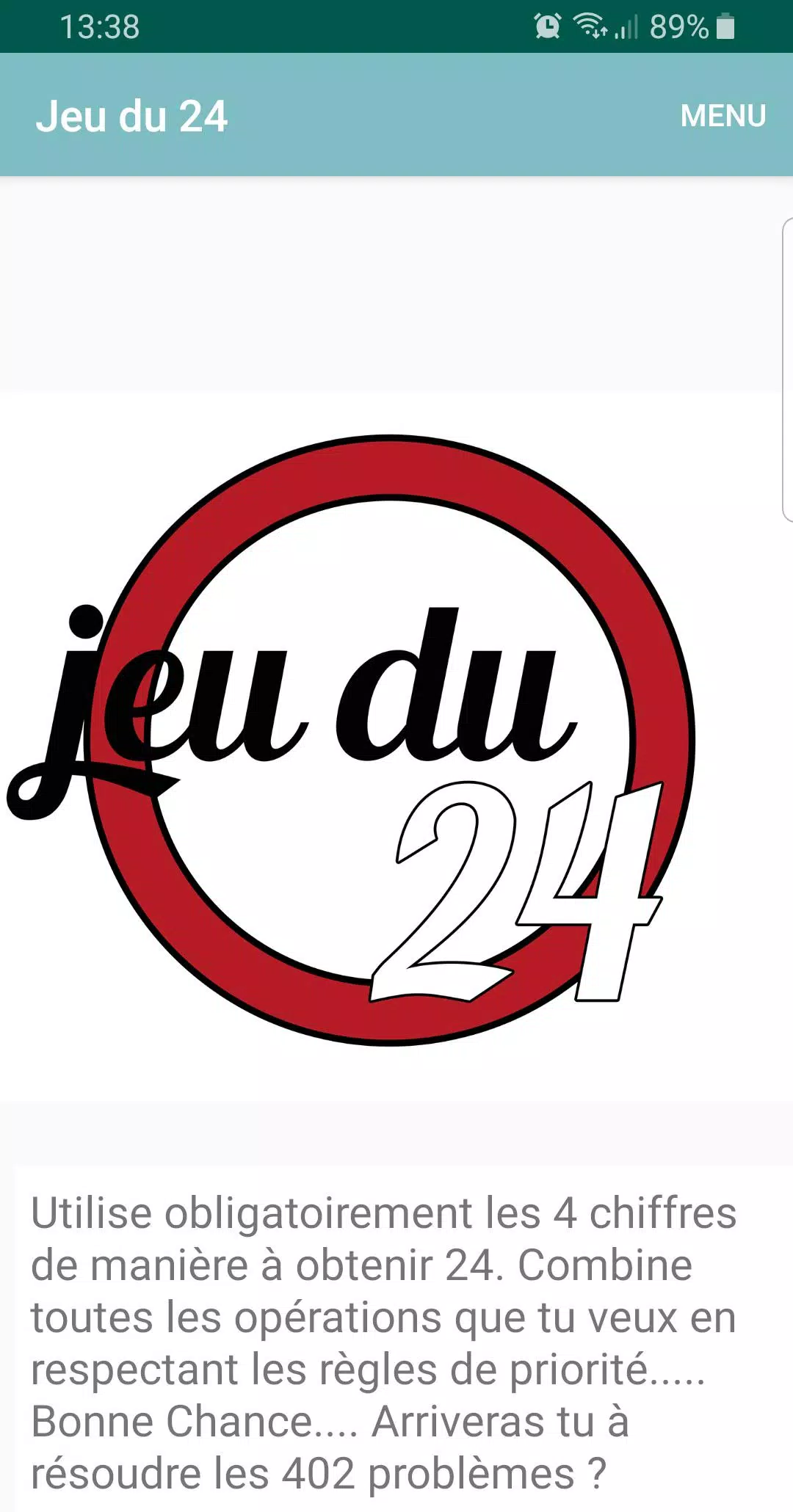 Jeu du 24 Screenshot 1
