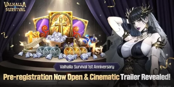 Valhalla Survival ouvre les préinscriptions pour son événement du premier anniversaire rempli de cadeaux