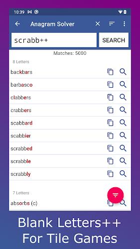 Schermata Anagram Solver 3