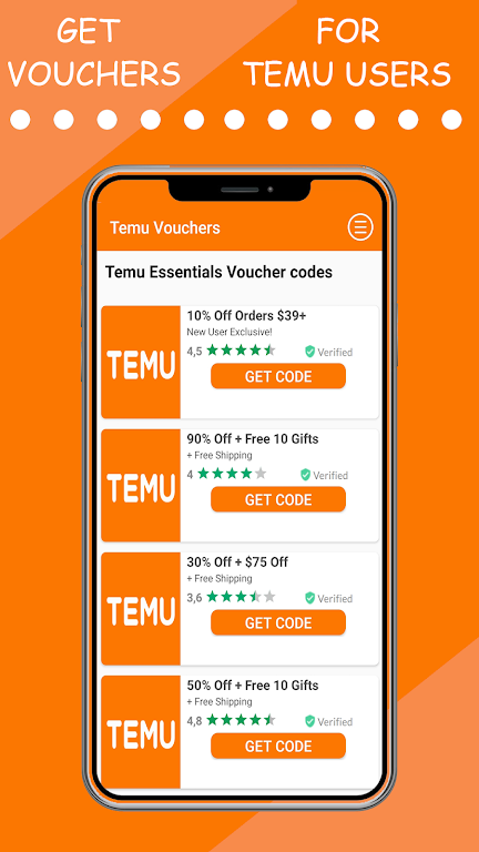 Temu Vouchers スクリーンショット 2