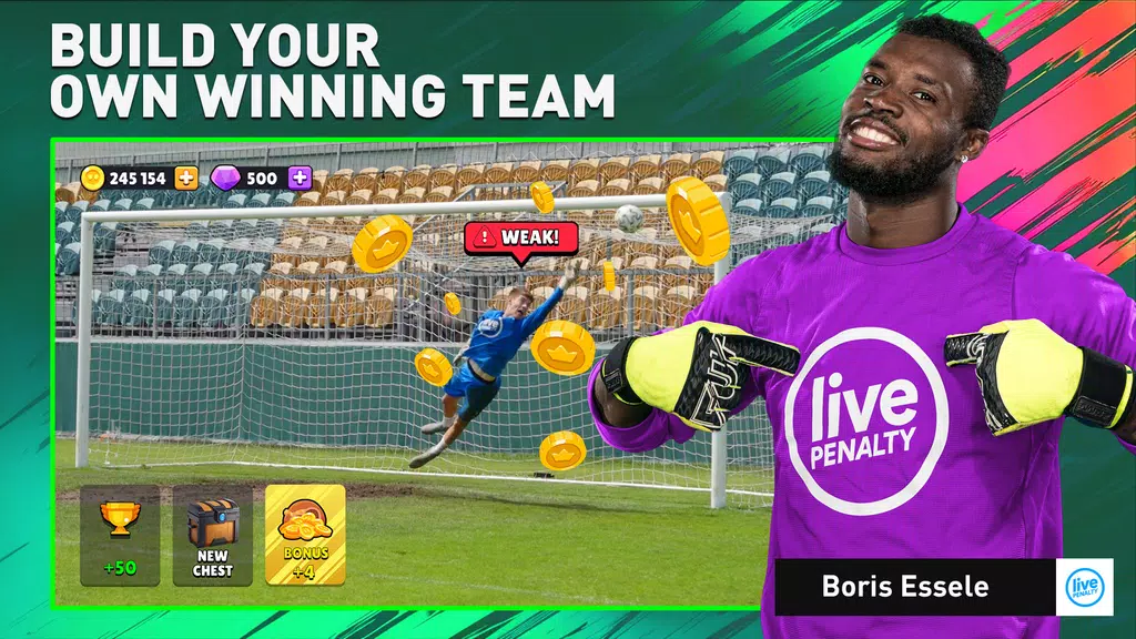 Soccer Penalty: Live Goalie Schermafbeelding 4