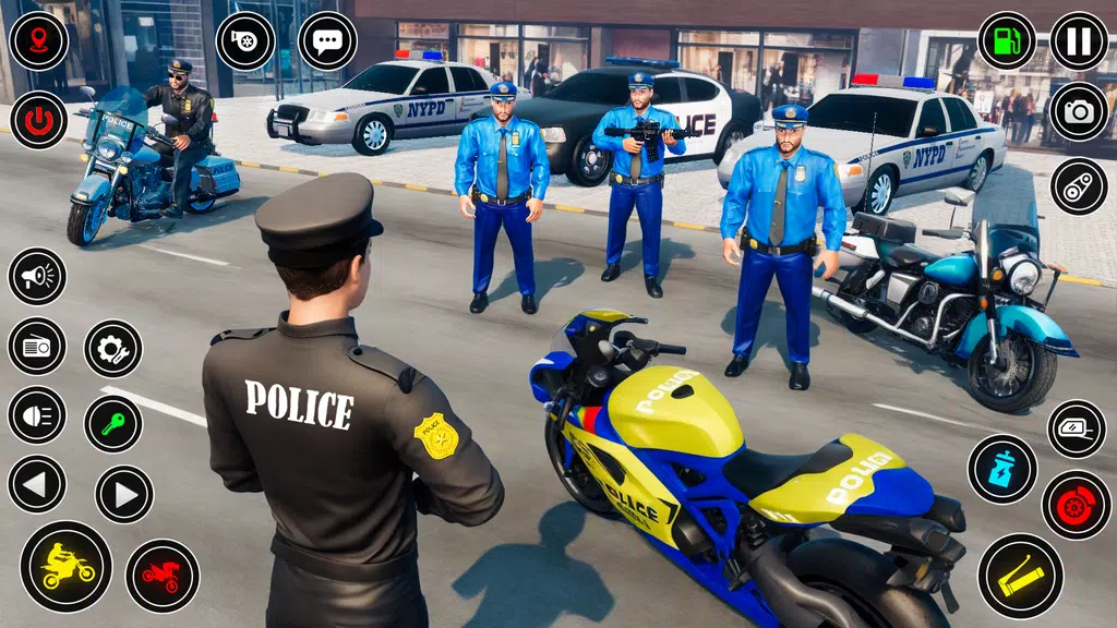 Police bike Stunt Bike Racing ภาพหน้าจอ 3