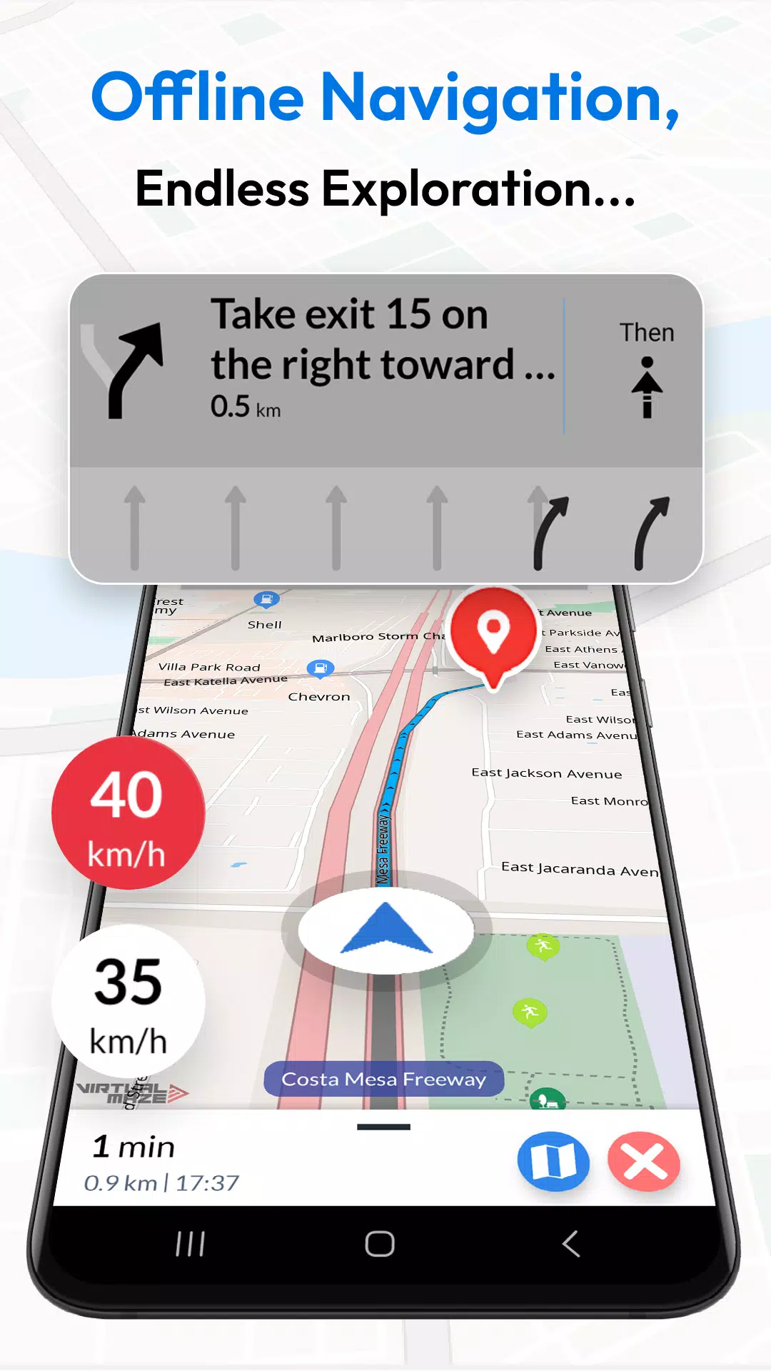Offline Map Navigation Zrzut ekranu 1