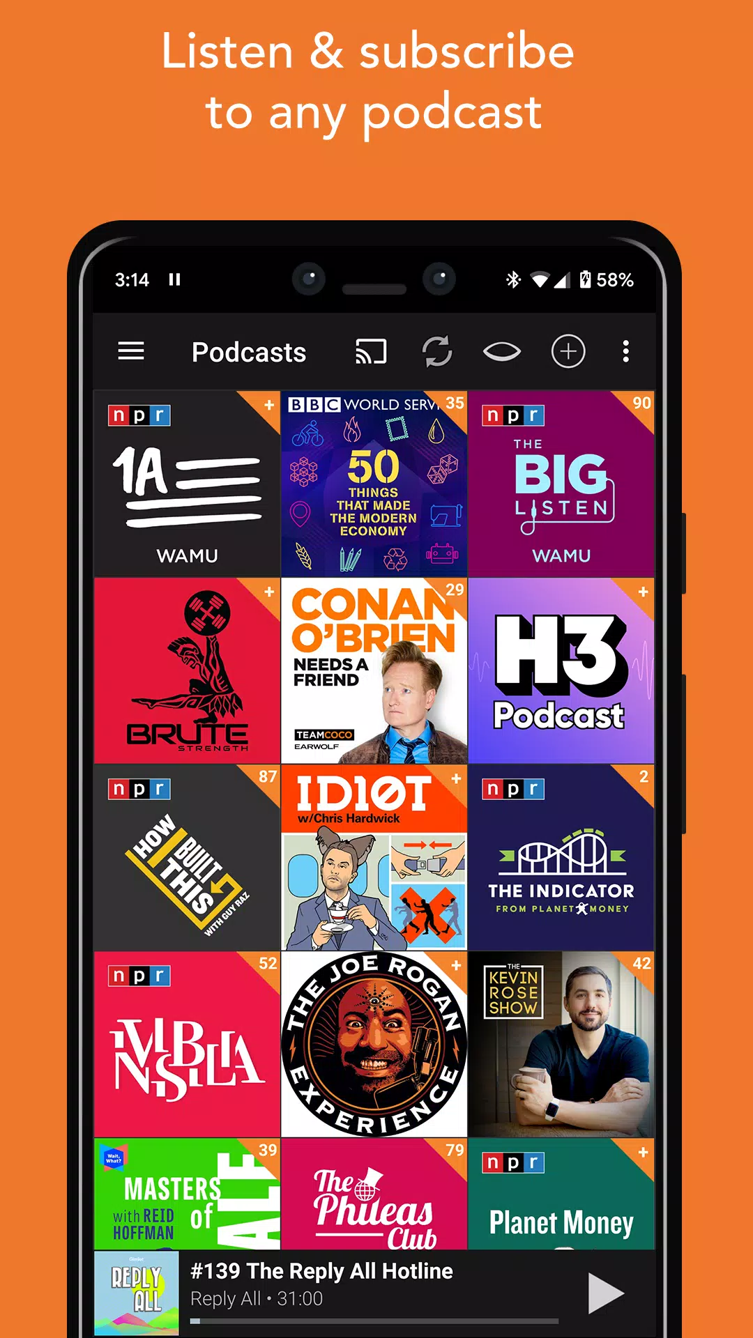 Podcast Addict Ảnh chụp màn hình 3