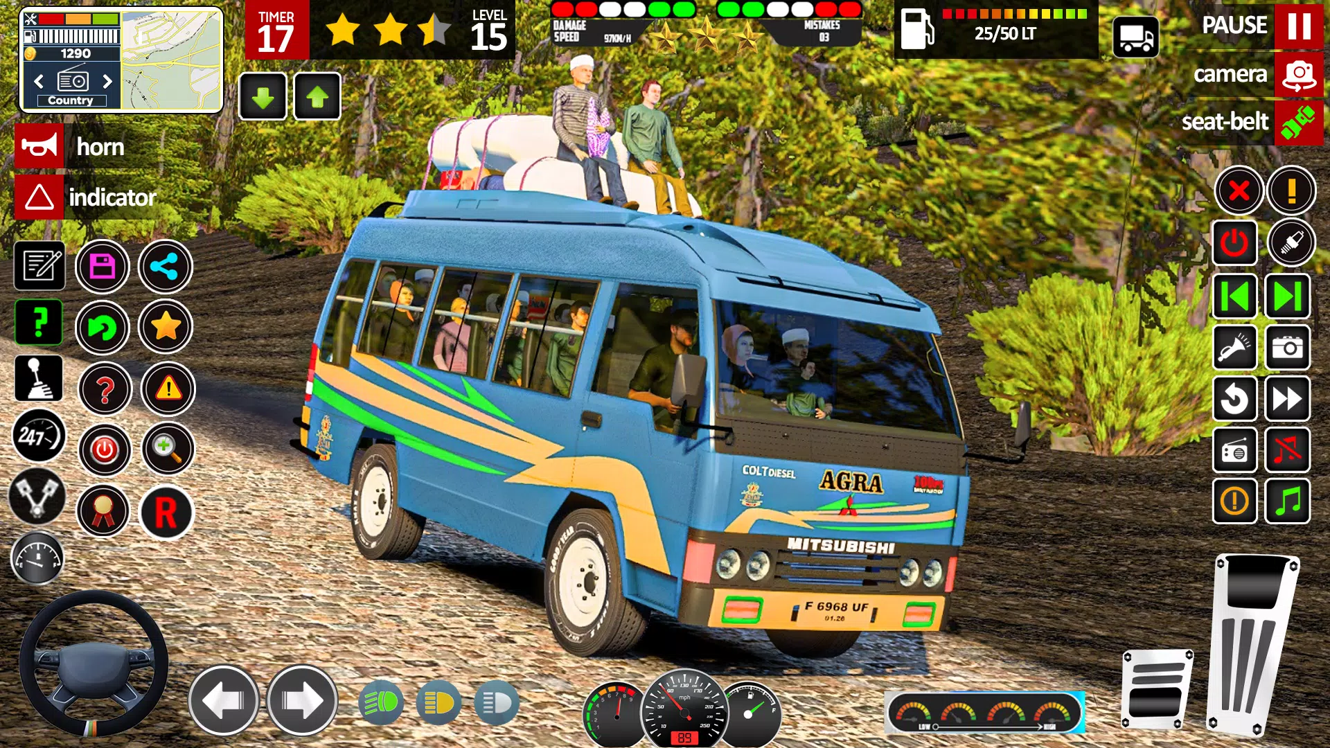 Real Mini Coach: Bus Game 3D应用截图第2张