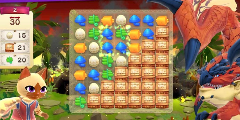 Match Tiles, Rescue Catizens! Monster Hunter Puzzles Debuts on iOS & Android