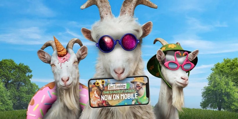 Goat Simulator 3 ၏ Summer Shenanigans သည် မိုဘိုင်းလ်ကို ရိုက်ခတ်ခဲ့သည်။
