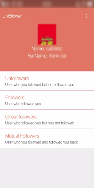 Unfollower Plus - Non followers & Following應用截圖第3張