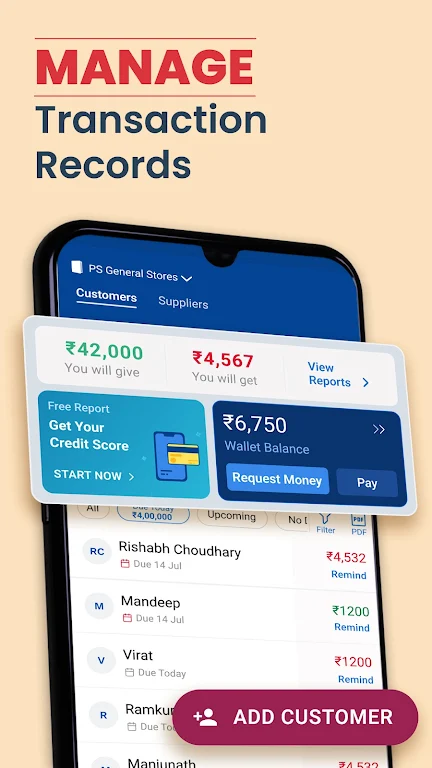 Khatabook Credit Account Book Screenshot 1