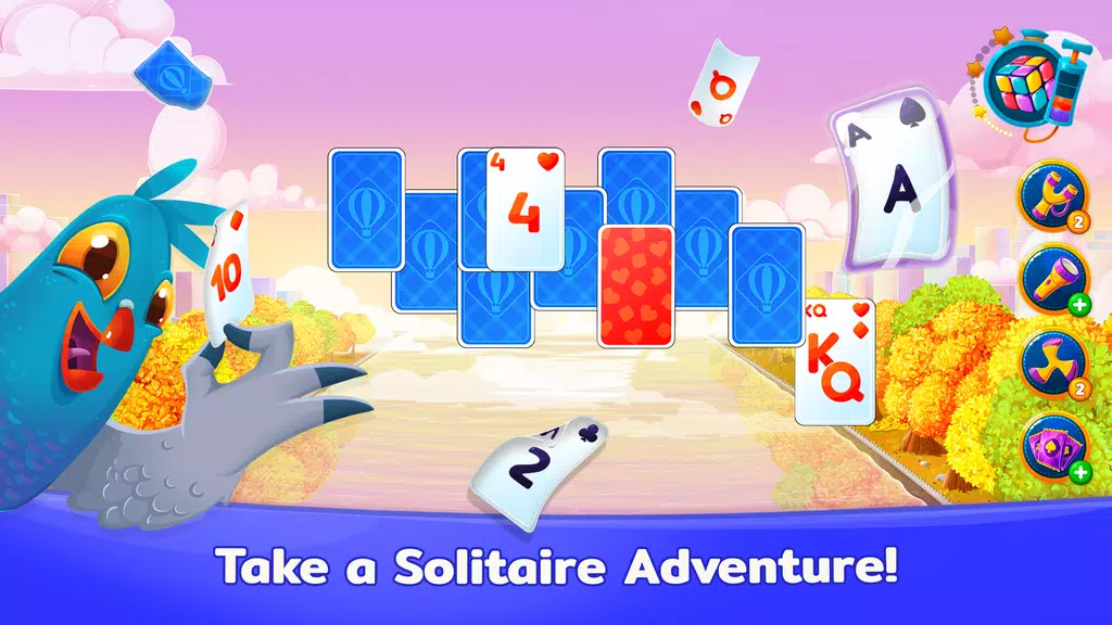 SoliTown – Solitaire Tripeaks Captura de tela 1