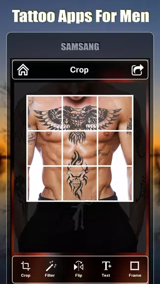 Tattoo design apps for men Tangkapan skrin 2