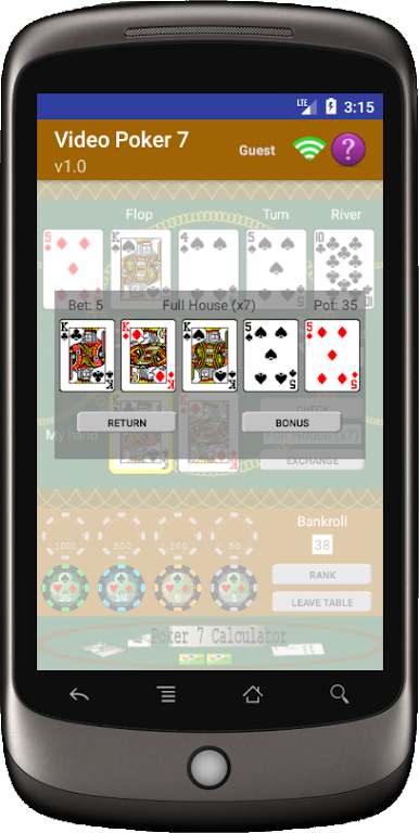 Video Poker 7 Captura de tela 2