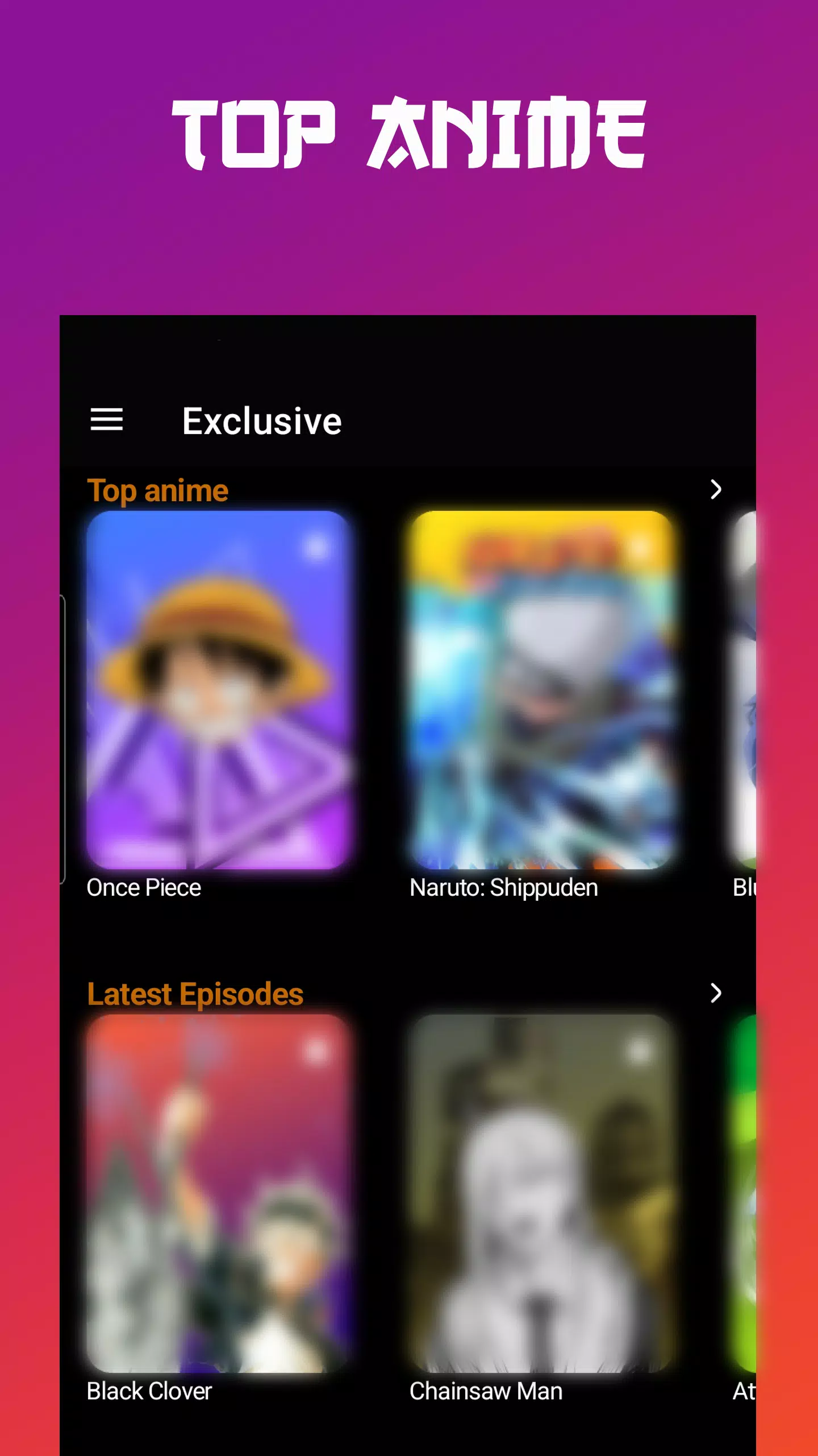 Anime tv - Anime Watching App ภาพหน้าจอ 1