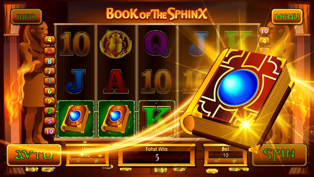 Book Of Sphinx Slot स्क्रीनशॉट 2