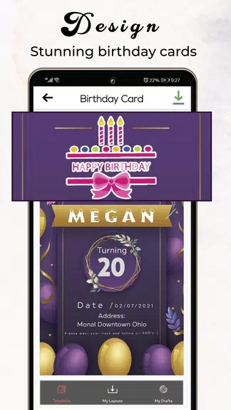 Invitation Card Maker & Ecards应用截图第4张