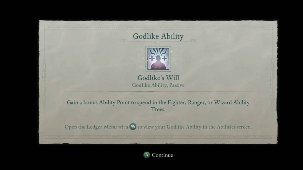 Avowed: Godlike's Will Ability