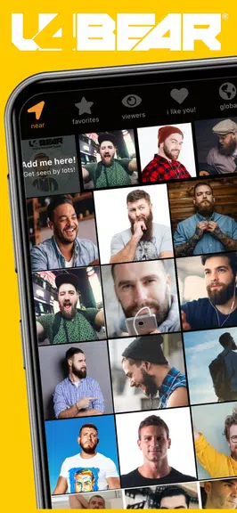u4Bear: Gay Dating & Chat Скриншот 1
