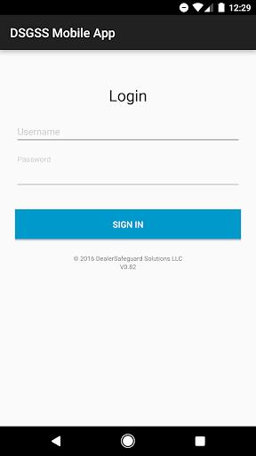Schermata DSGSS Mobile App 1