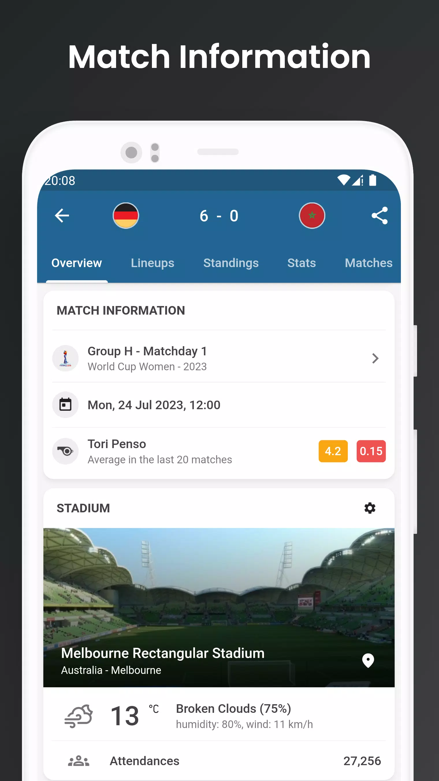 Footba11 - Soccer Live Scores應用截圖第3張