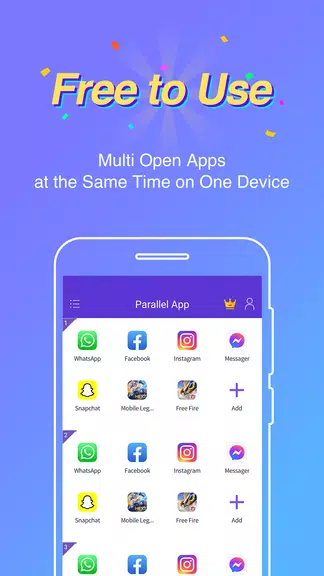 Parallel App - Dual App Cloner Screenshot 1