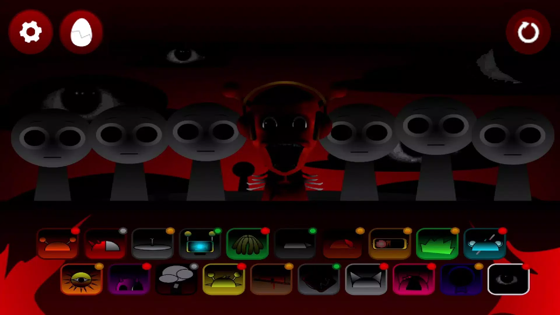 Sprunki Game Wenda Horror Mod Captura de tela 4
