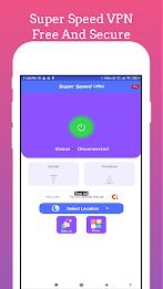 VPN: Super Speed VPN Screenshot 1