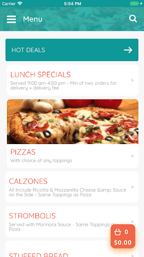 Paramount Pizza Holyoke MA Captura de tela 1