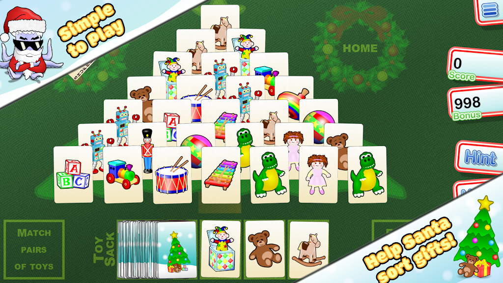 Christmas Tree Solitaire Captura de pantalla 1